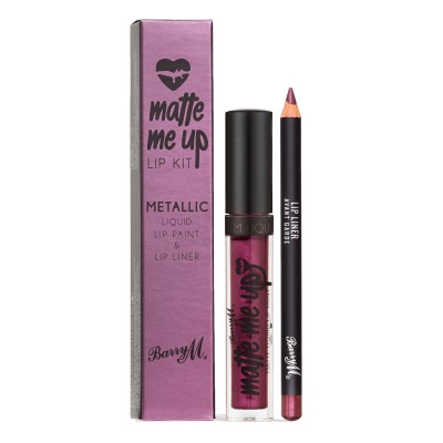 Barry M Matte Me Up Metallic Lip Kit Barry M Matte Me Up Metallic Lip Kit